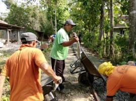 Pembangunan Cor Blok Sumberjo dan Sumberejo Sudah Dimulai